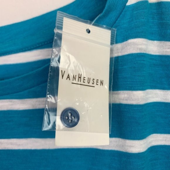 Van Heusen Retro Striped Cotton Pocket Tee - Picture 7 of 8